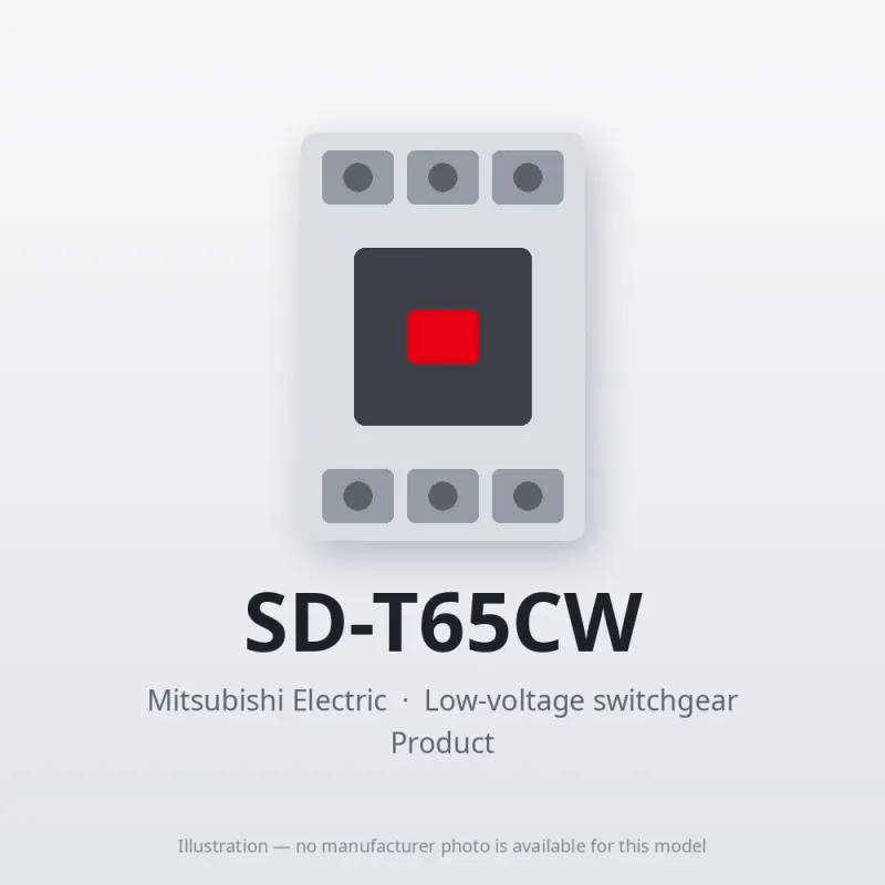 SD-T65CW Mitsubishi Low-voltage switchgear Magnetic Contactor