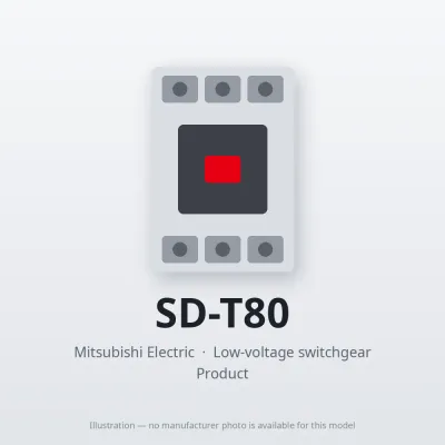 SD-T80 Mitsubishi Low-voltage switchgear Magnetic Contactor