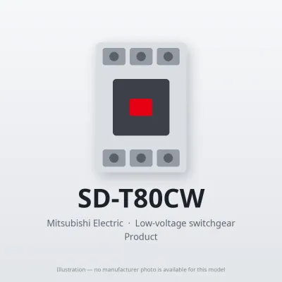 SD-T80CW Mitsubishi Low-voltage switchgear Magnetic Contactor