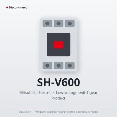 SH-V600 Mitsubishi Low-voltage switchgear Magnetic Contactor