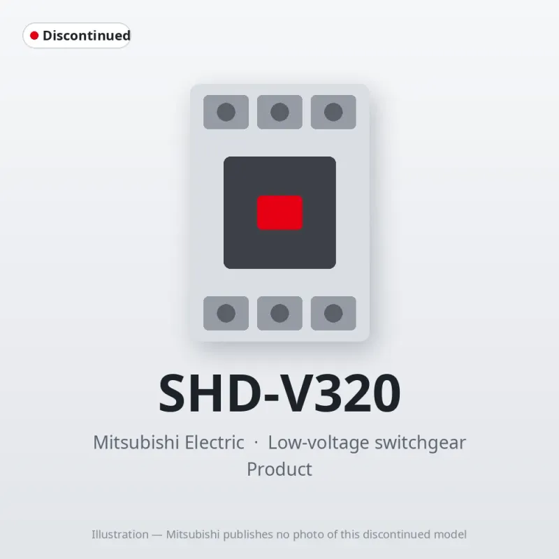 SHD-V320 Mitsubishi Low-voltage switchgear Magnetic Contactor