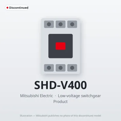 SHD-V400 Mitsubishi Low-voltage switchgear Magnetic Contactor