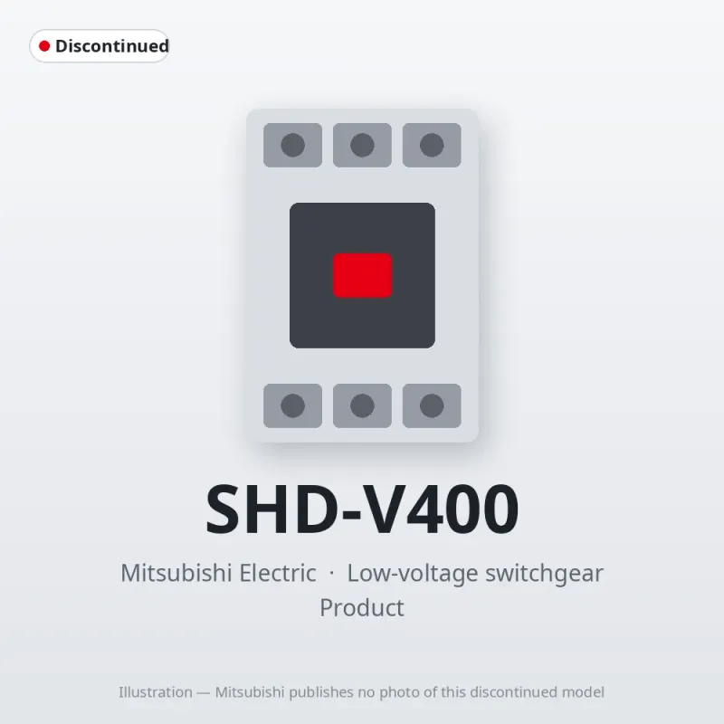 SHD-V400 Mitsubishi Low-voltage switchgear Magnetic Contactor