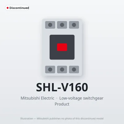 SHL-V160 Mitsubishi Low-voltage switchgear Magnetic Contactor