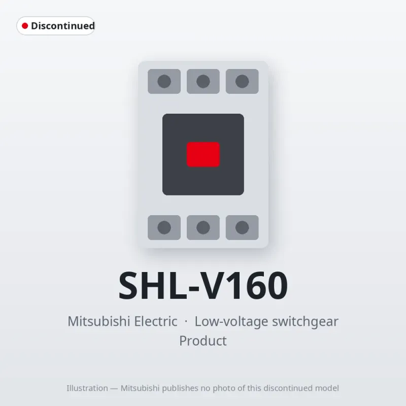 SHL-V160 Mitsubishi Low-voltage switchgear Magnetic Contactor