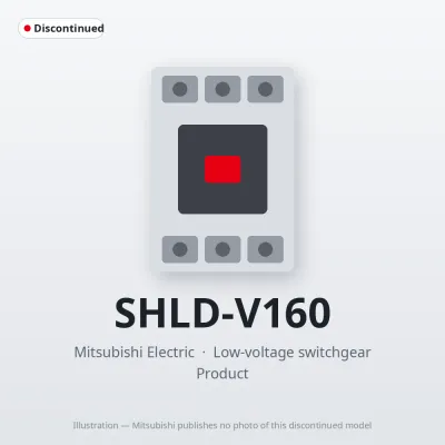 SHLD-V160 Mitsubishi Low-voltage switchgear Magnetic Contactor