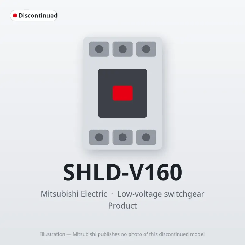 SHLD-V160 Mitsubishi Low-voltage switchgear Magnetic Contactor