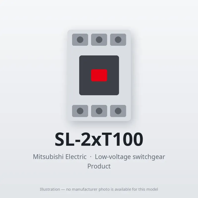 SL-2xT100 Mitsubishi Low-voltage switchgear Magnetic Contactor