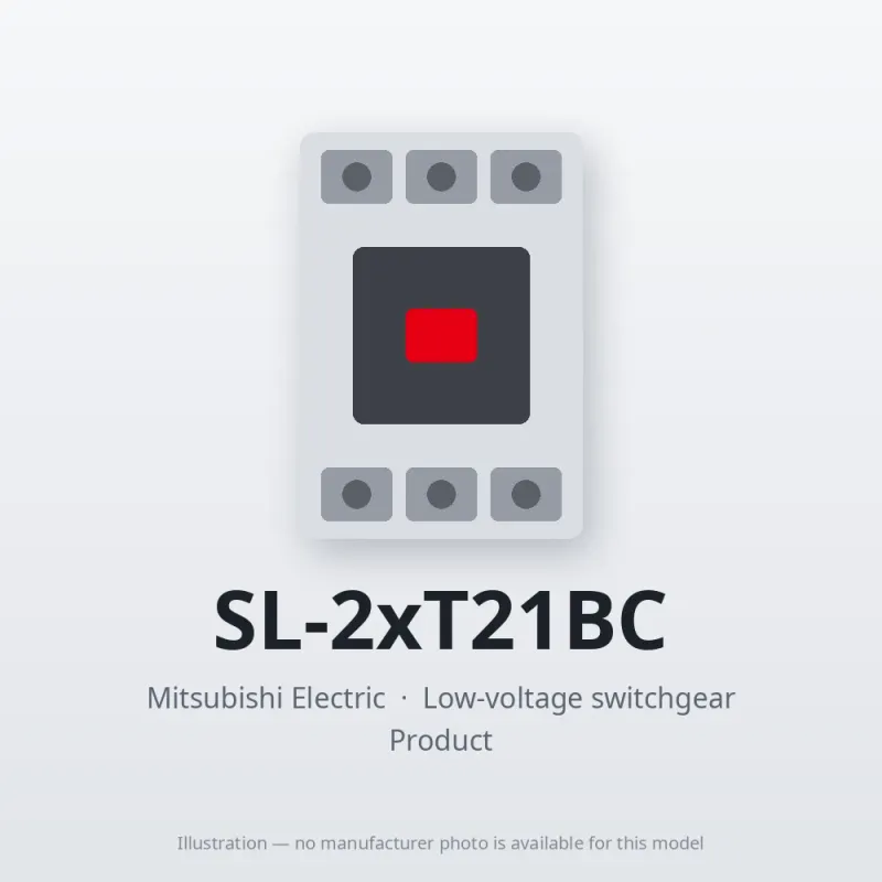 SL-2xT21BC Mitsubishi Low-voltage switchgear Magnetic Contactor