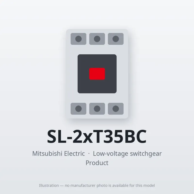 SL-2xT35BC Mitsubishi Low-voltage switchgear Magnetic Contactor