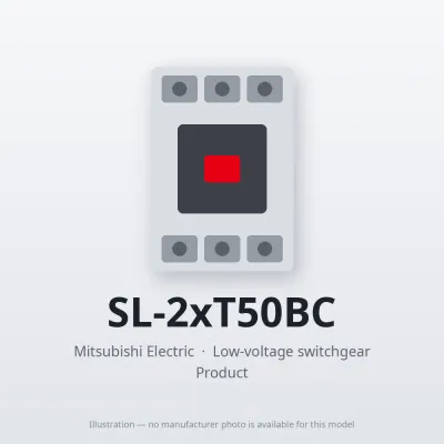 SL-2xT50BC Mitsubishi Low-voltage switchgear Magnetic Contactor