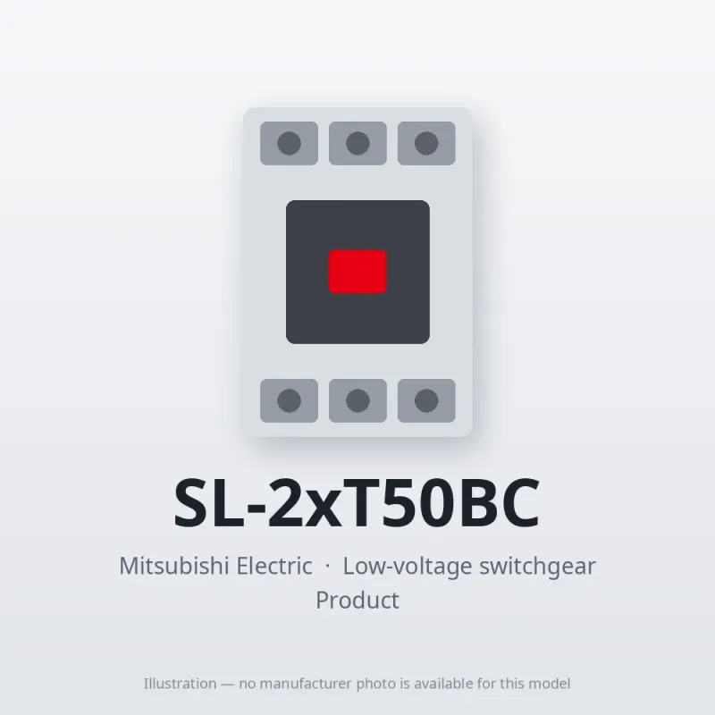SL-2xT50BC Mitsubishi Low-voltage switchgear Magnetic Contactor