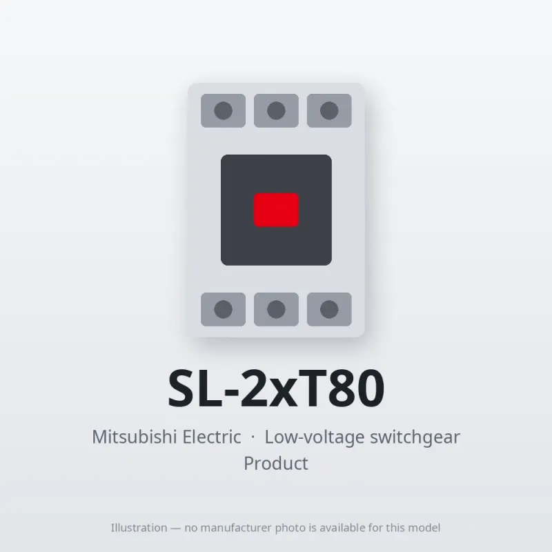 SL-2xT80 Mitsubishi Low-voltage switchgear Magnetic Contactor