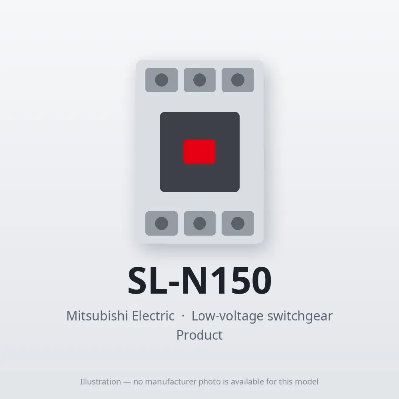 SL-N150 Mitsubishi Low-voltage switchgear Magnetic Contactor