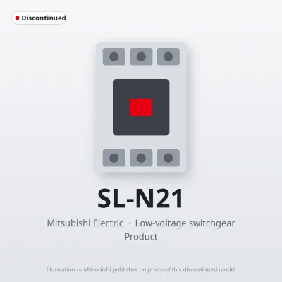 SL-N21 Mitsubishi Low-voltage switchgear Magnetic Contactor