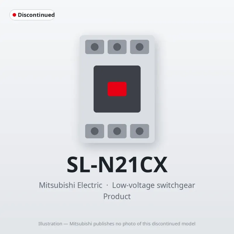 SL-N21CX Mitsubishi Low-voltage switchgear Magnetic Contactor