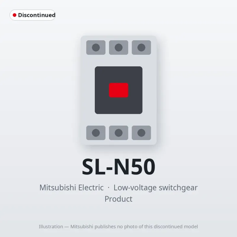 SL-N50 Mitsubishi Low-voltage switchgear Magnetic Contactor