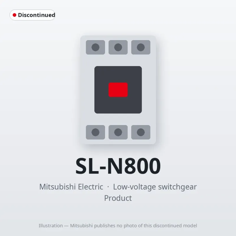 SL-N800 Mitsubishi Low-voltage switchgear Magnetic Contactor