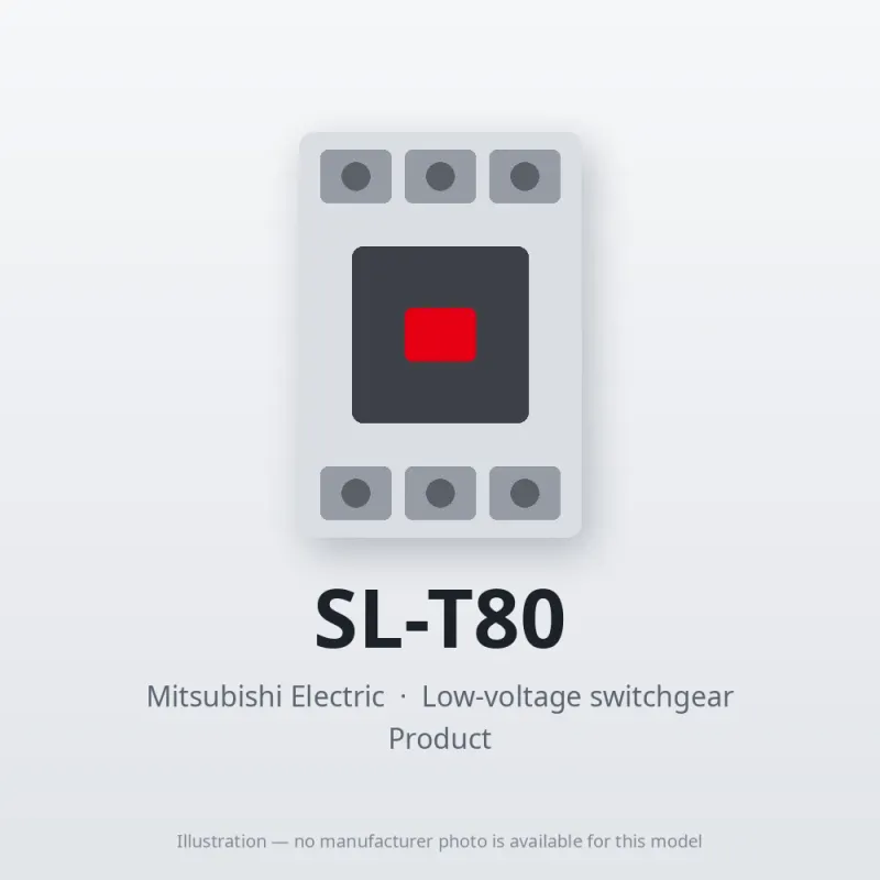 SL-T80 Mitsubishi Low-voltage switchgear Magnetic Contactor