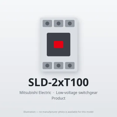 SLD-2xT100 Mitsubishi Low-voltage switchgear Magnetic Contactor