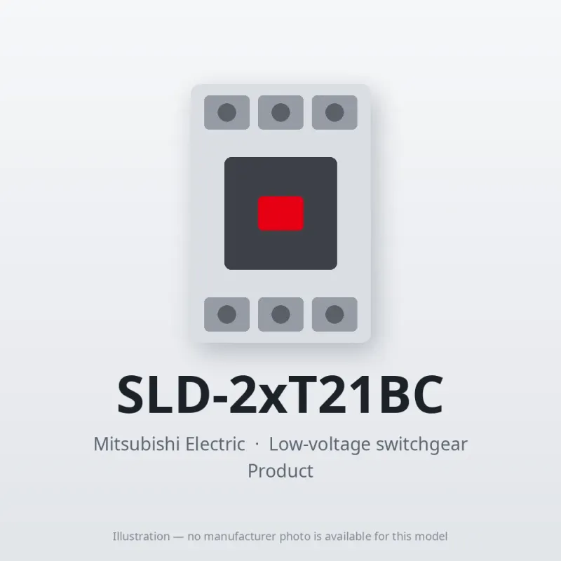 SLD-2xT21BC Mitsubishi Low-voltage switchgear Magnetic Contactor