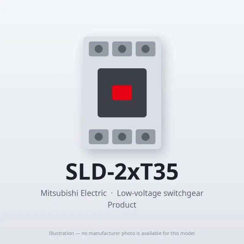 SLD-2xT35 Mitsubishi Low-voltage switchgear Magnetic Contactor