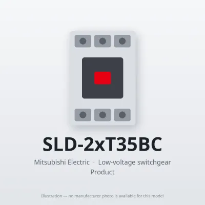 SLD-2xT35BC Mitsubishi Low-voltage switchgear Magnetic Contactor
