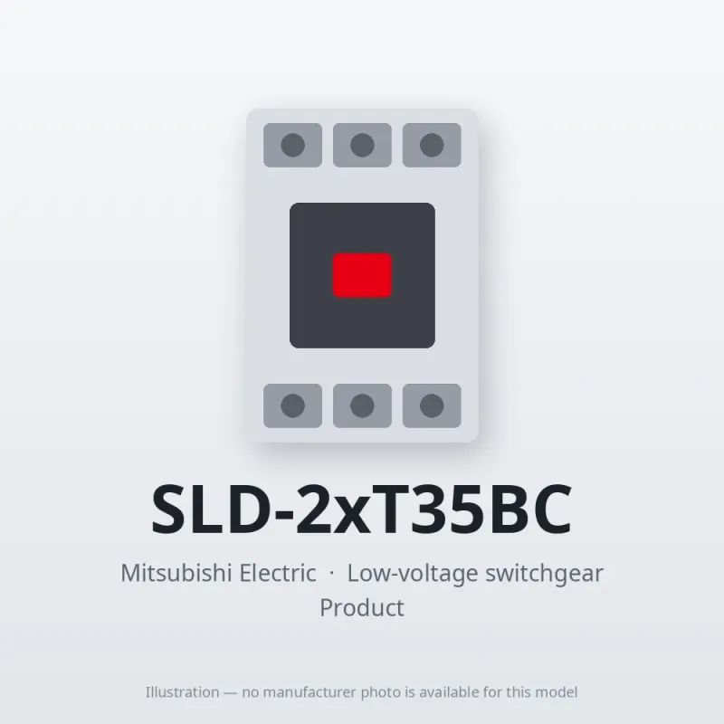 SLD-2xT35BC Mitsubishi Low-voltage switchgear Magnetic Contactor