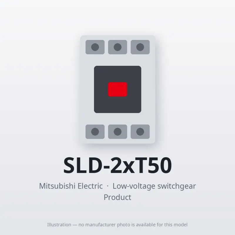 SLD-2xT50 Mitsubishi Low-voltage switchgear Magnetic Contactor