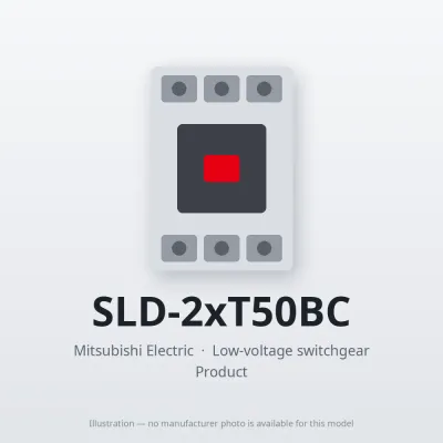 SLD-2xT50BC Mitsubishi Low-voltage switchgear Magnetic Contactor