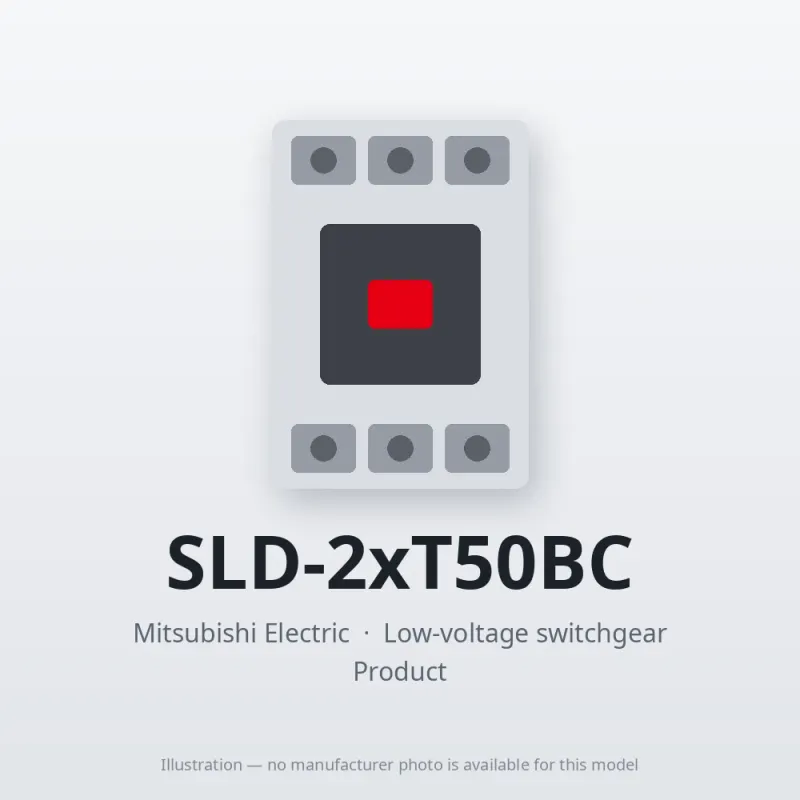 SLD-2xT50BC Mitsubishi Low-voltage switchgear Magnetic Contactor