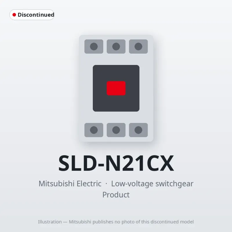 SLD-N21CX Mitsubishi Low-voltage switchgear Magnetic Contactor