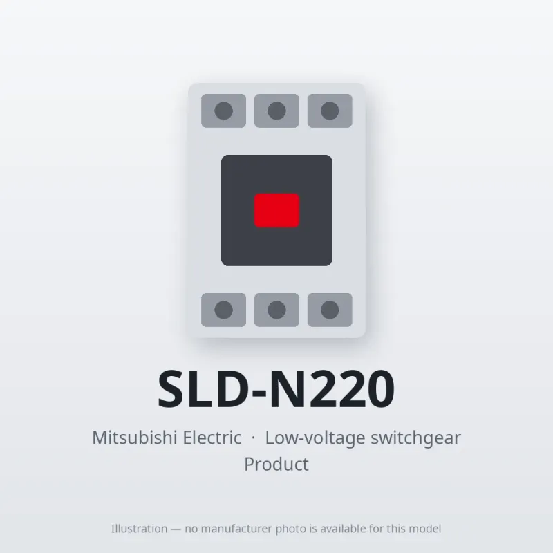 SLD-N220 Mitsubishi Low-voltage switchgear Magnetic Contactor