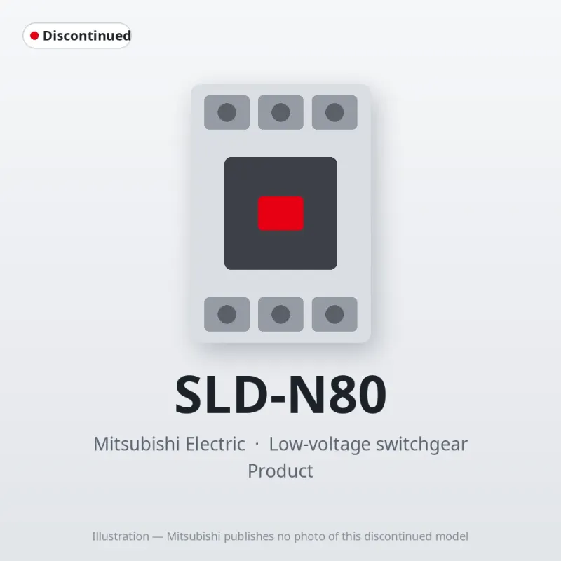 SLD-N80 Mitsubishi Low-voltage switchgear Magnetic Contactor