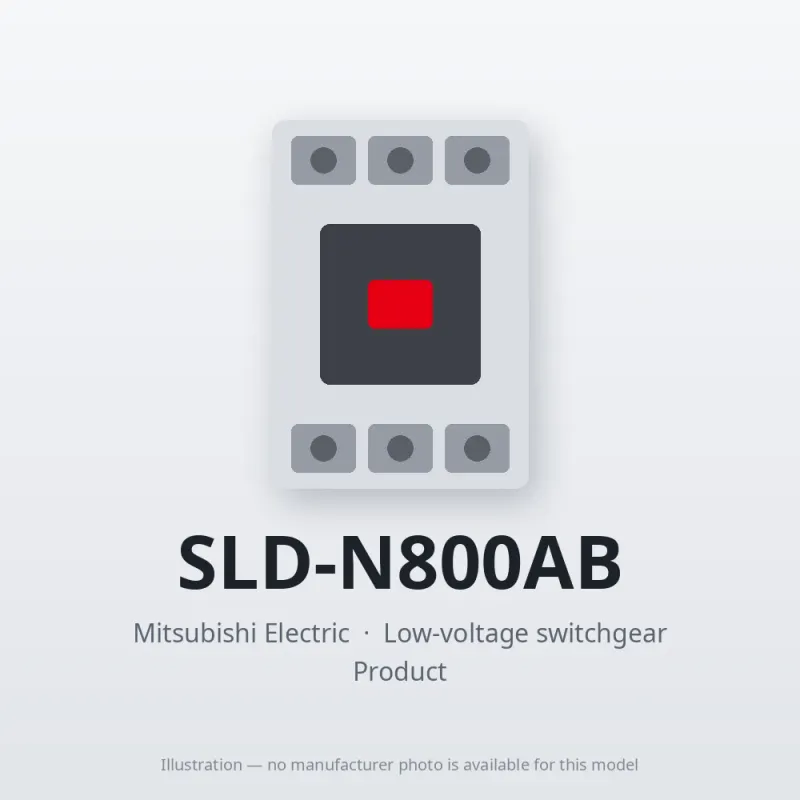SLD-N800AB Mitsubishi Low-voltage switchgear Magnetic Contactor