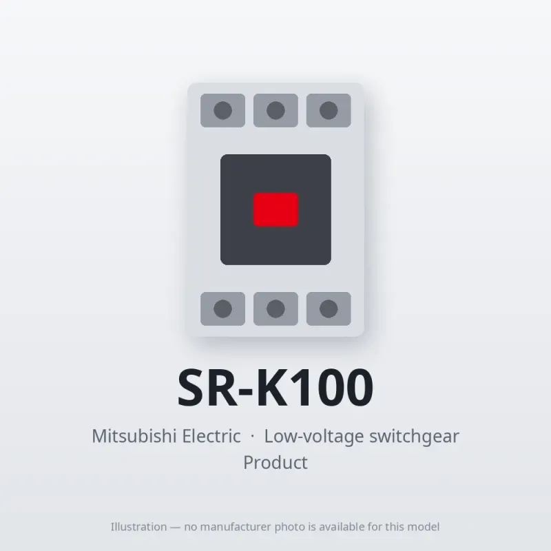 SR-K100 Mitsubishi Low-voltage switchgear Contactor Relay