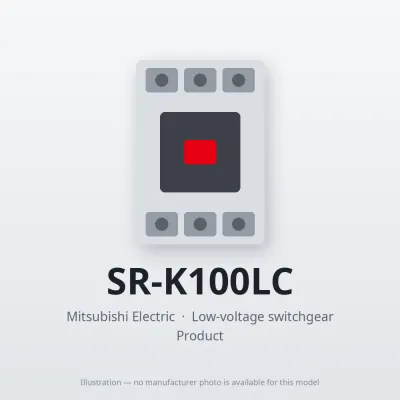 SR-K100LC Mitsubishi Low-voltage switchgear Contactor Relay