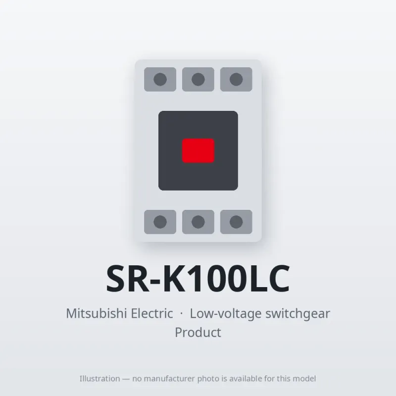 SR-K100LC Mitsubishi Low-voltage switchgear Contactor Relay