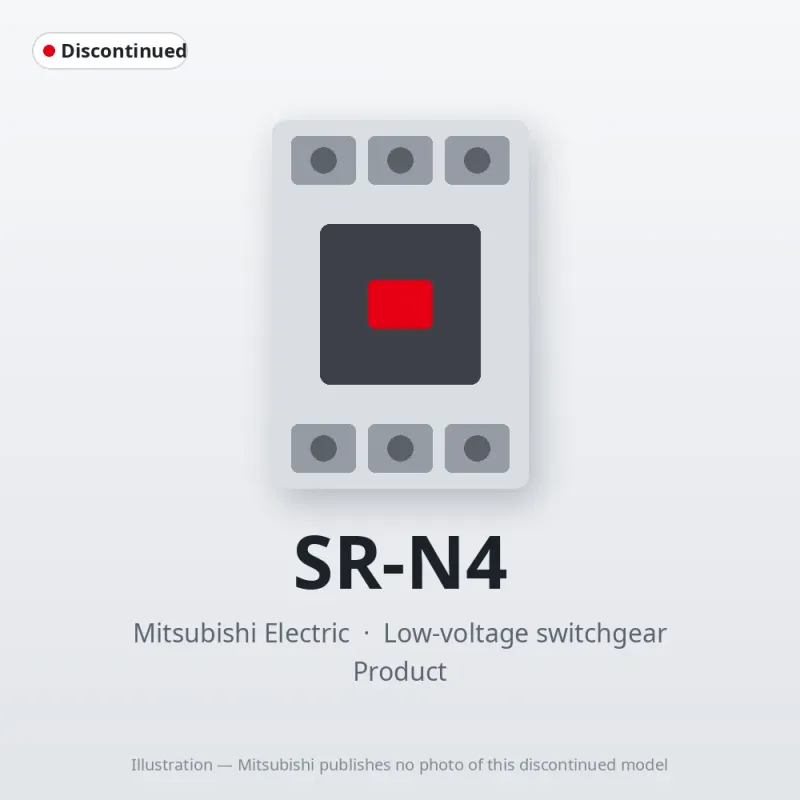 SR-N4 Mitsubishi Low-voltage switchgear Contactor Relay