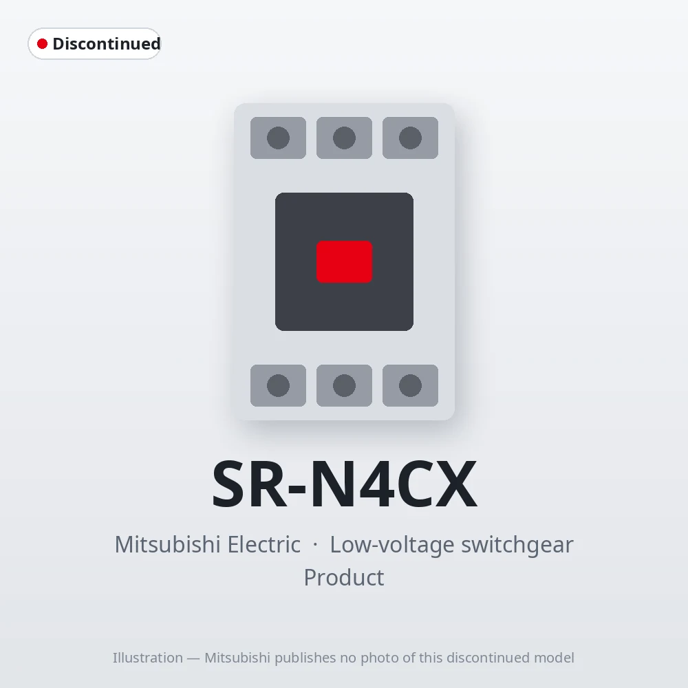 SR-N4CX Mitsubishi Low-voltage switchgear Contactor Relay