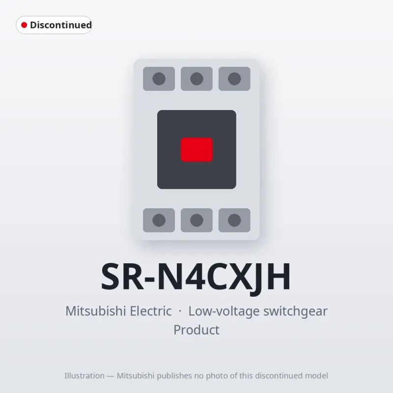 SR-N4CXJH Mitsubishi Low-voltage switchgear Contactor Relay