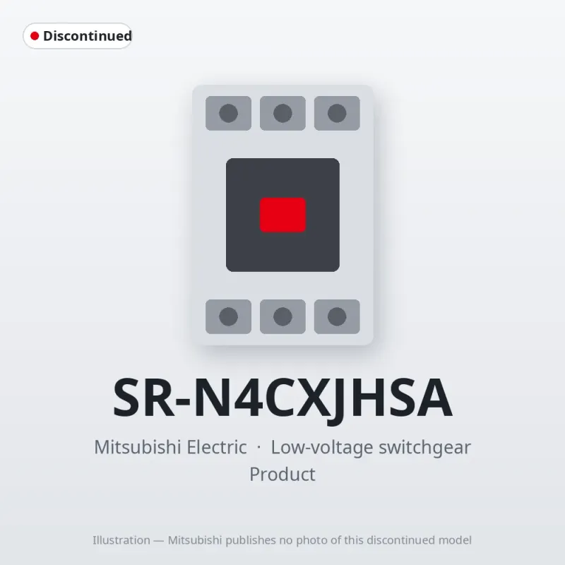 SR-N4CXJHSA Mitsubishi Low-voltage switchgear Contactor Relay