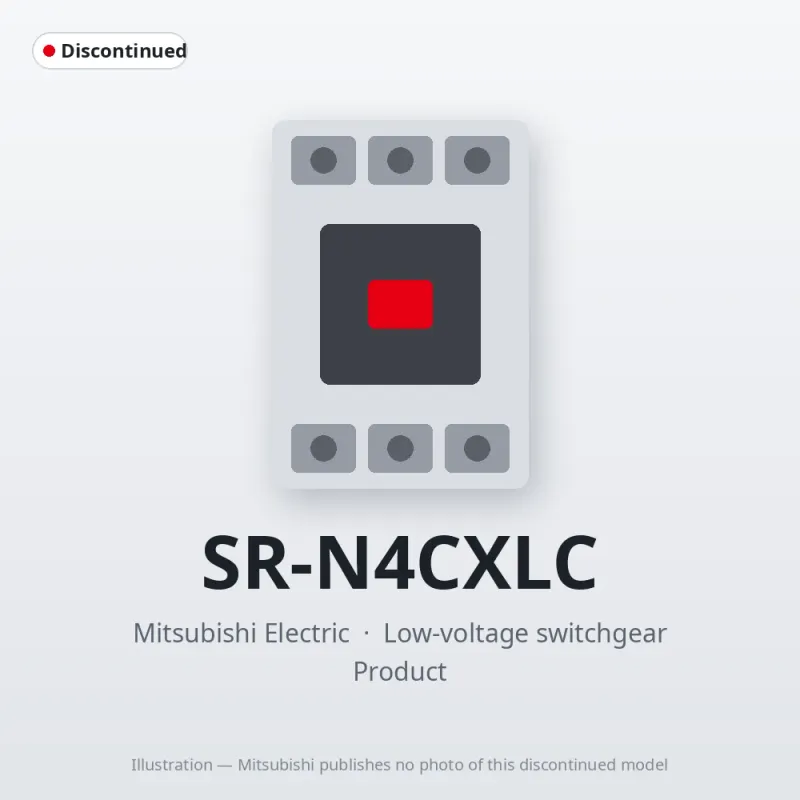 SR-N4CXLC Mitsubishi Low-voltage switchgear Contactor Relay
