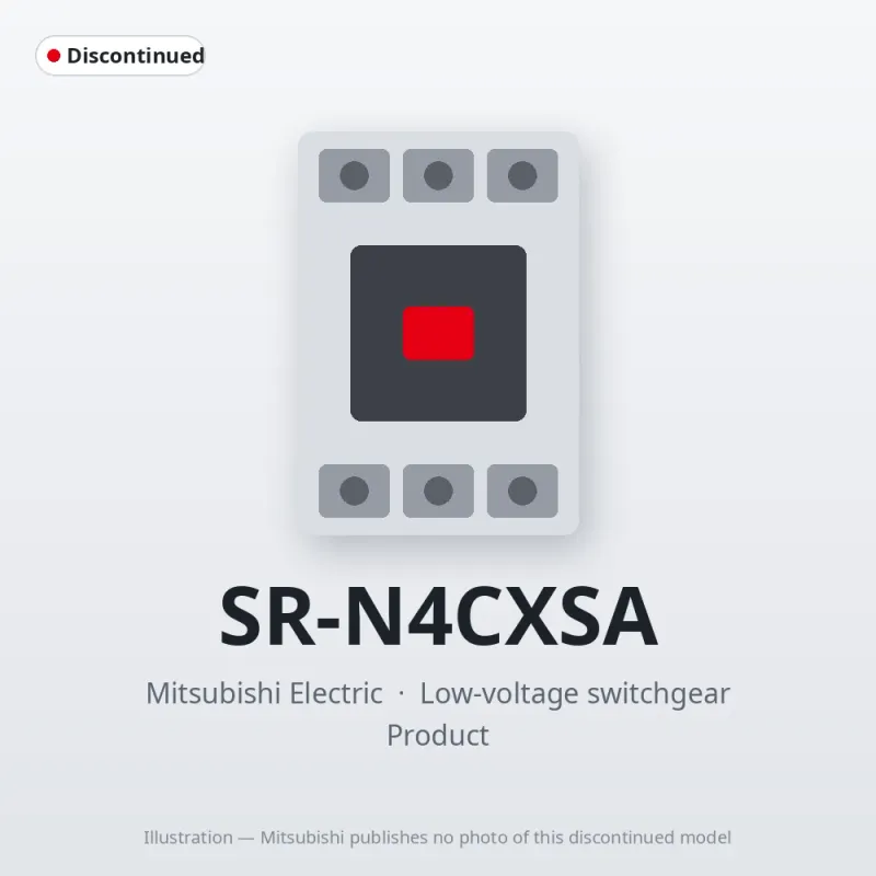 SR-N4CXSA Mitsubishi Low-voltage switchgear Contactor Relay
