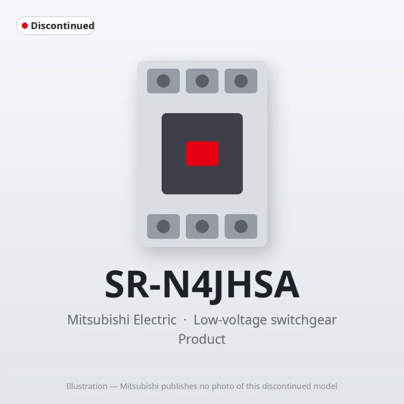 SR-N4JHSA Mitsubishi Low-voltage switchgear Contactor Relay