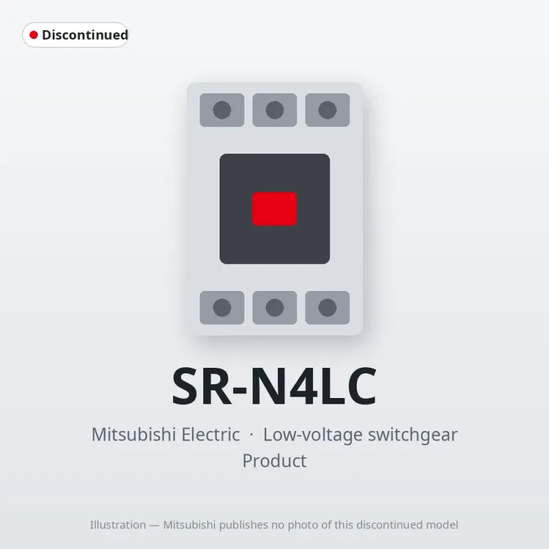 SR-N4LC Mitsubishi Low-voltage switchgear Contactor Relay