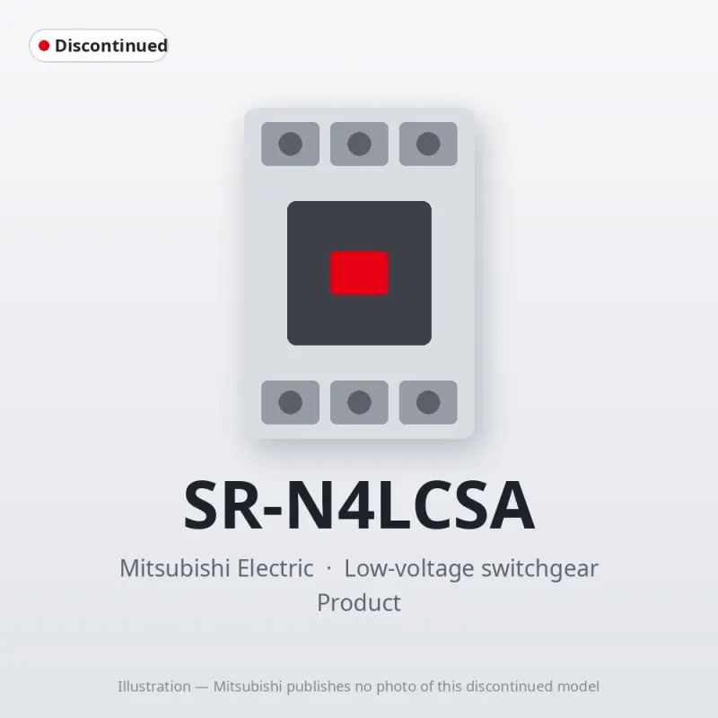 SR-N4LCSA Mitsubishi Low-voltage switchgear Contactor Relay