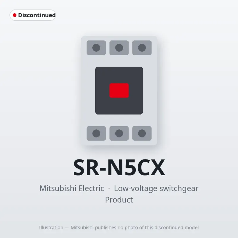 SR-N5CX Mitsubishi Low-voltage switchgear Contactor Relay