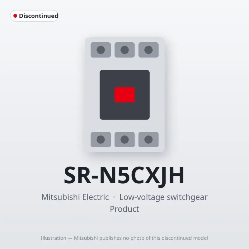 SR-N5CXJH Mitsubishi Low-voltage switchgear Contactor Relay