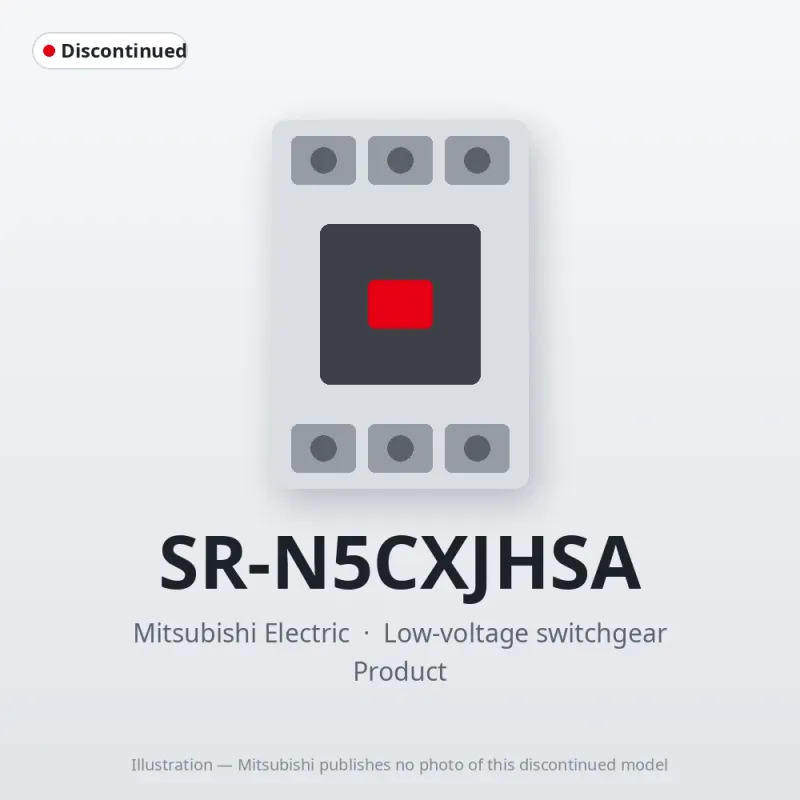 SR-N5CXJHSA Mitsubishi Low-voltage switchgear Contactor Relay